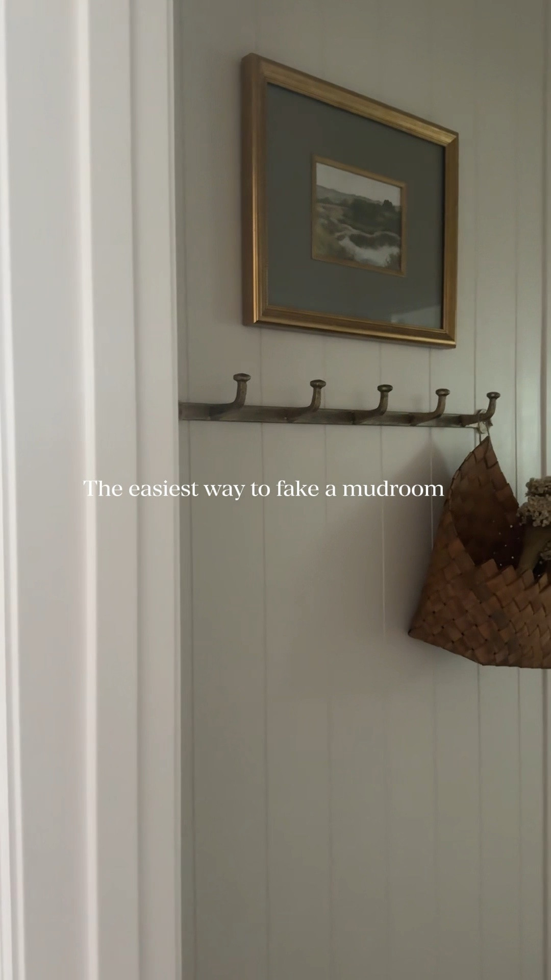 We needed a place to hang backpacks, purses, and jackets, but didn’t have a coat closet or mudroom.

So I built this hook wall using:
✔️ one 4x8 sheet
✔️ a few trim pieces
✔️ hooks
✔️ paint

The whole thing came in under $200 and made our entryway so much more functional.

#LTKHome