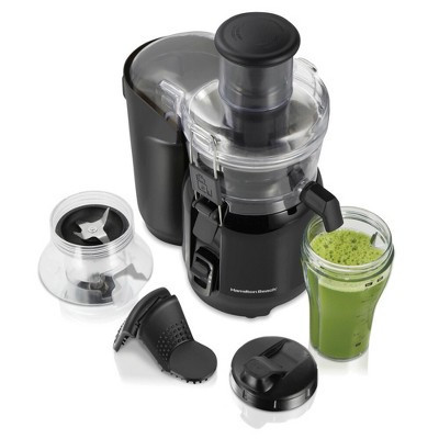Hamilton Beach Big Mouth Juice & Blend 2-In-1 Juicer and Blender 67970: 800W, 2 Speeds, Dishwasher-Safe, Black | Target
