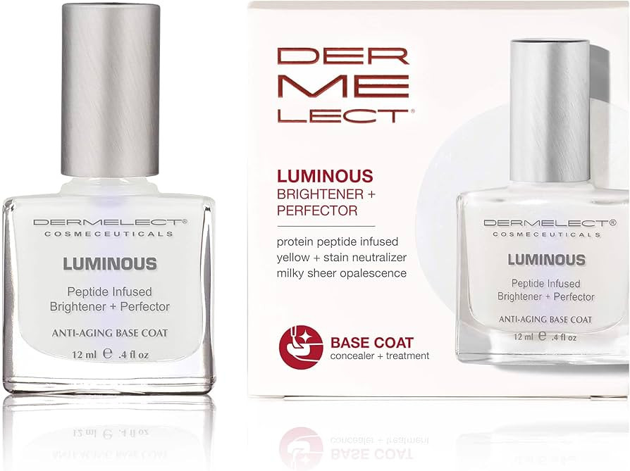 Dermelect Luminous Nail Brightening Treatment – Dual Action Brightener & Treatment for Visibly ... | Amazon (US)