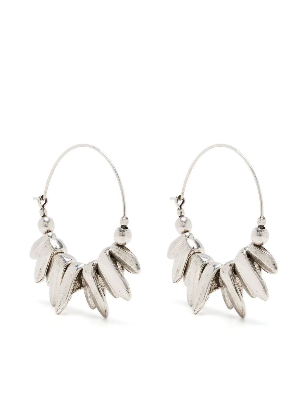 Isabel Marant charm-hoop Earrings - Farfetch | Farfetch Global