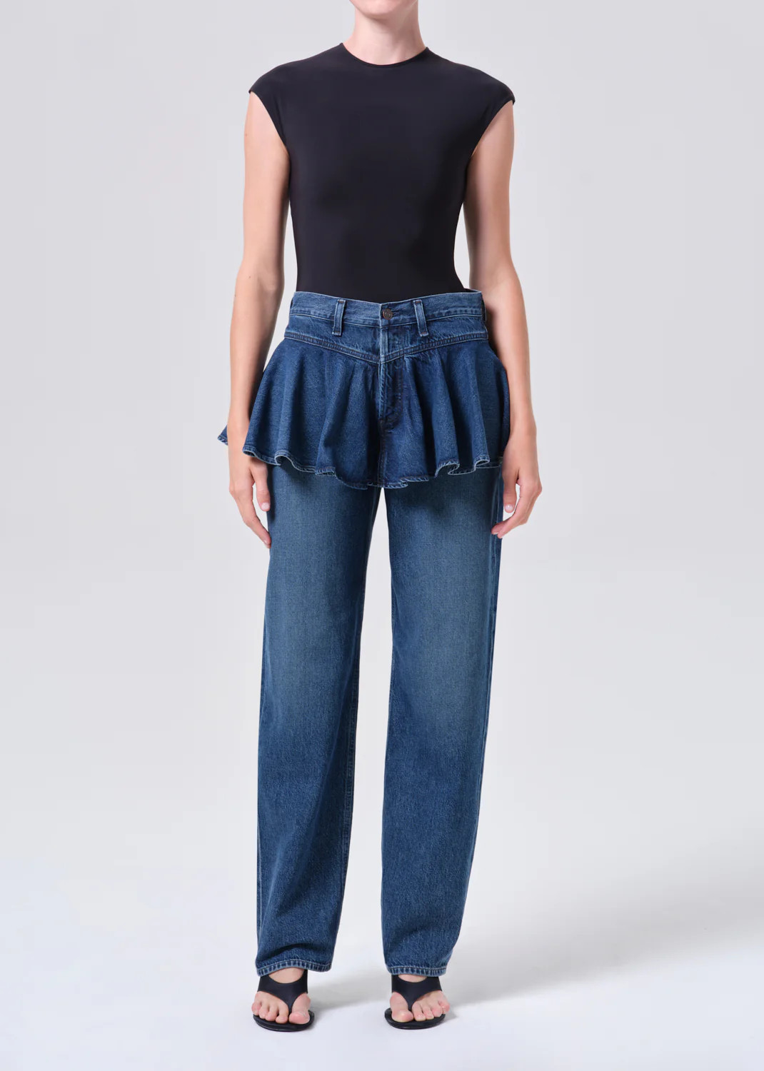 Peplum Jean in Peak | AGOLDE