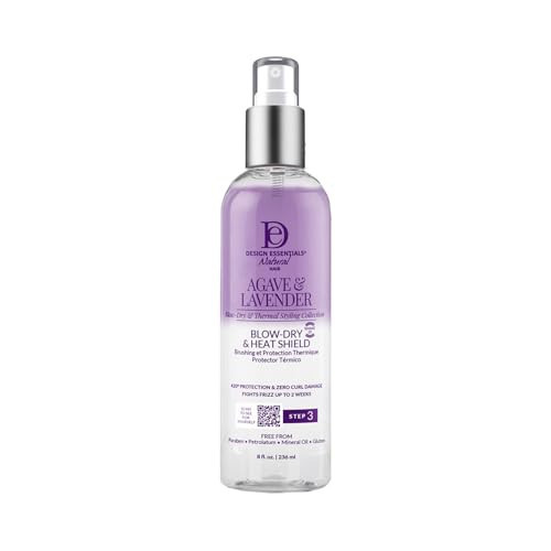 Design Essentials Agave & Lavender Moisturizing Blow-Dry & Styling Primer, 8 Ounce | Amazon (US)
