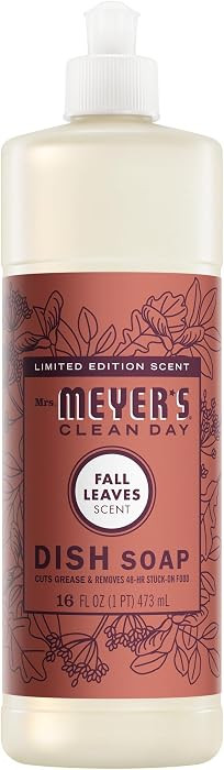 MRS. MEYER'S CLEAN DAY Dish Soap, Fall Leaves Scent, 16 fl oz (1) | Amazon (US)