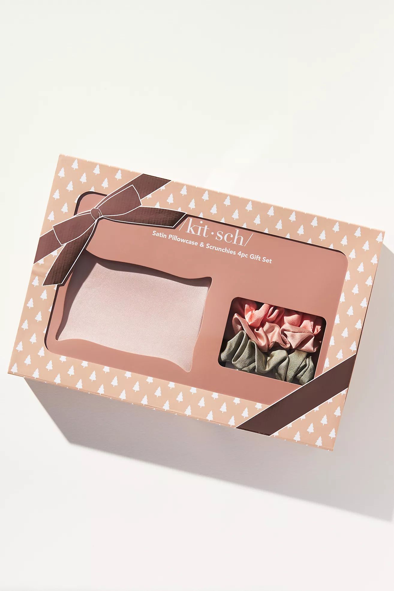 Kitsch Satin Pillowcase & Scrunchies Gift Set | Anthropologie (US)