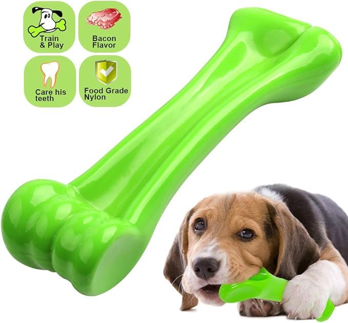 oneisall Dog Toys for Aggressive Chewers,Indestructible Pet Chew Toys Bone for Puppy Dogs | Amazon (US)