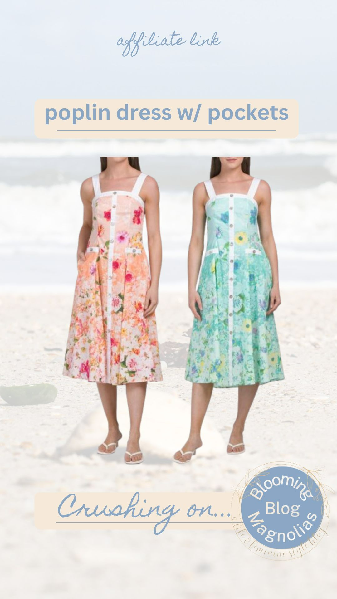 How adorable are these poplin spring dresses? 

 