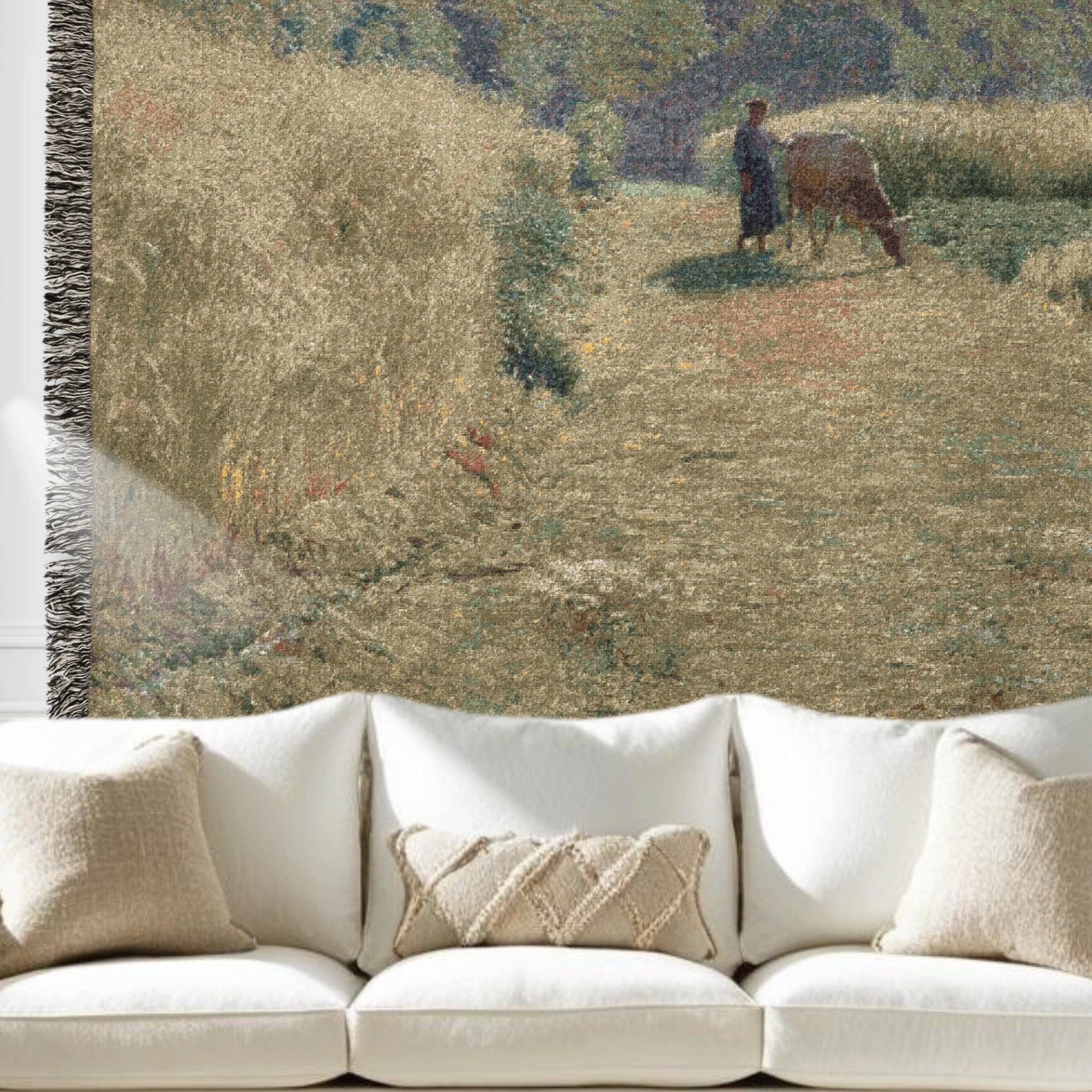 Add a vintage field landscape tapestry to your living room space or bedroom  

 #LTKmaternity #LTKfamily #LTKgiftguide