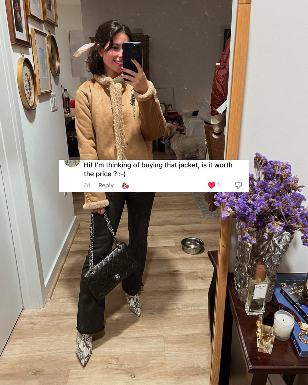 Good News -  it’s on sale anyway 🛍️
Wearing size XXS (true to size)

@abercrombie #AbercrombiePartner #CyberWeek shearling jacket 

#LTKCyberWeek #LTKStyleTip