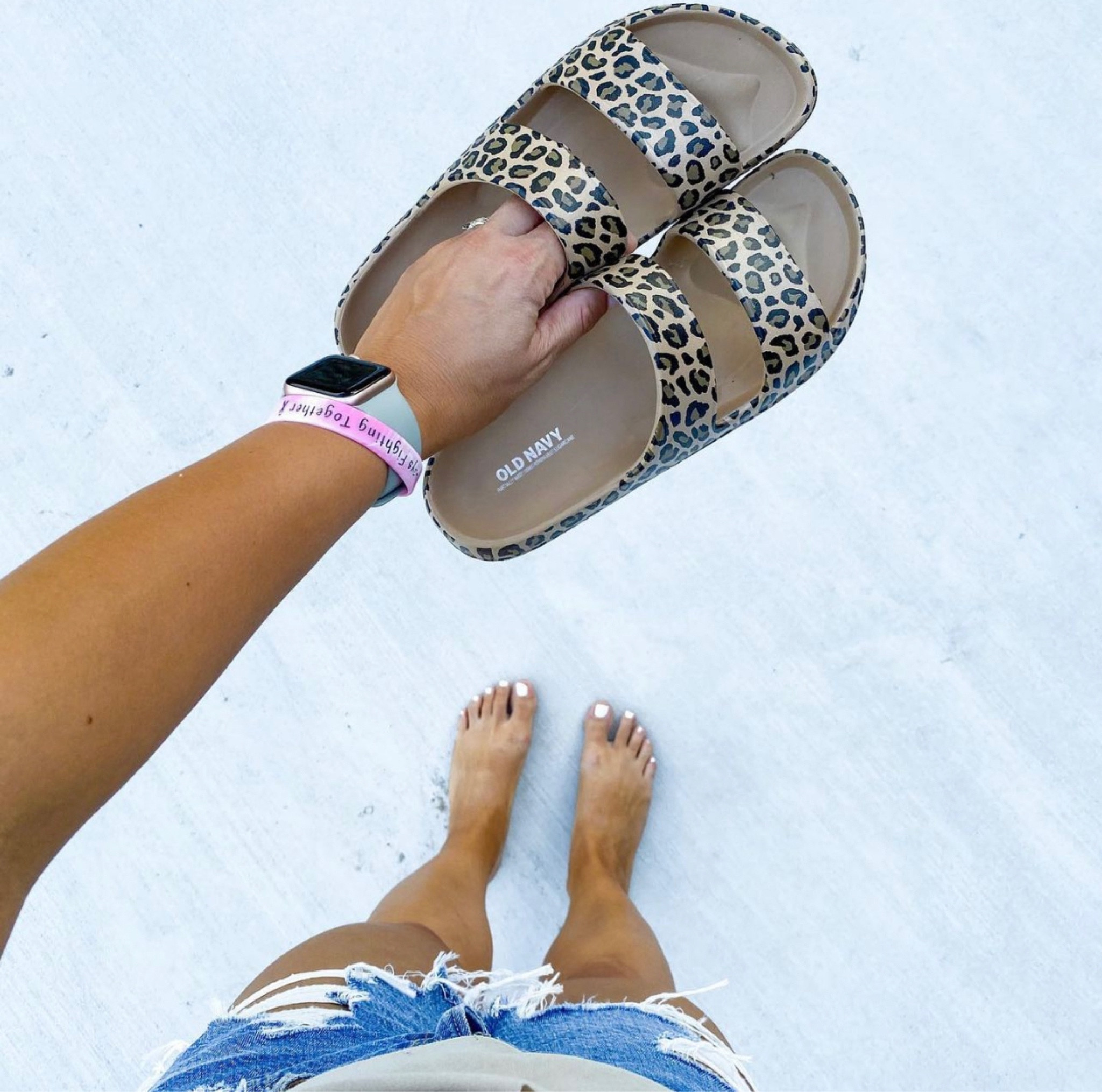 Going on year 3 with my fav sandals and I stock up on them every year that’s how much I love them and how fast I go through them 🤣 only $12 at old navy now! Regular 19.99

#LTKsalealert #LTKshoecrush #LTKunder50