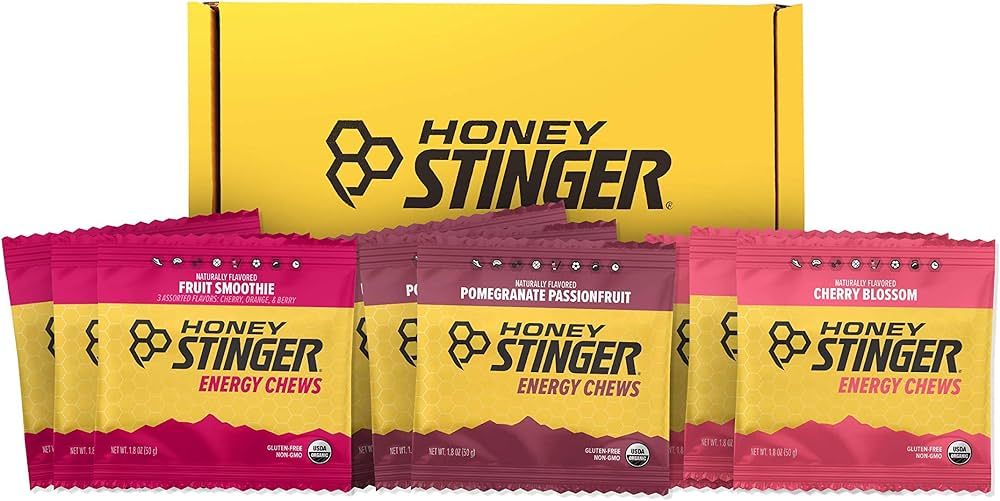 Honey Stinger Organic Energy Chew Variety Pack | 3 Pack each of Fruit Smoothie, Pomegranate Passi... | Amazon (US)