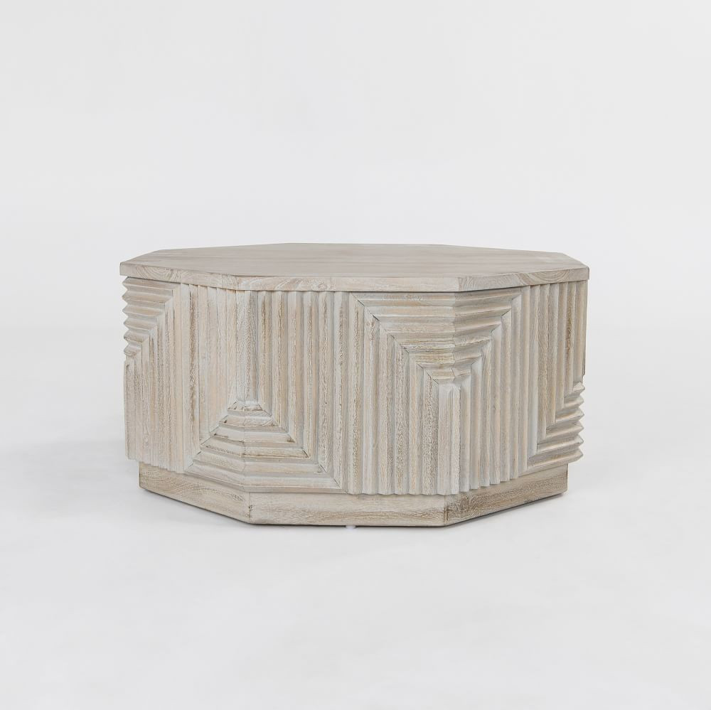 Diagonal Ridges Coffee Table | West Elm (US)