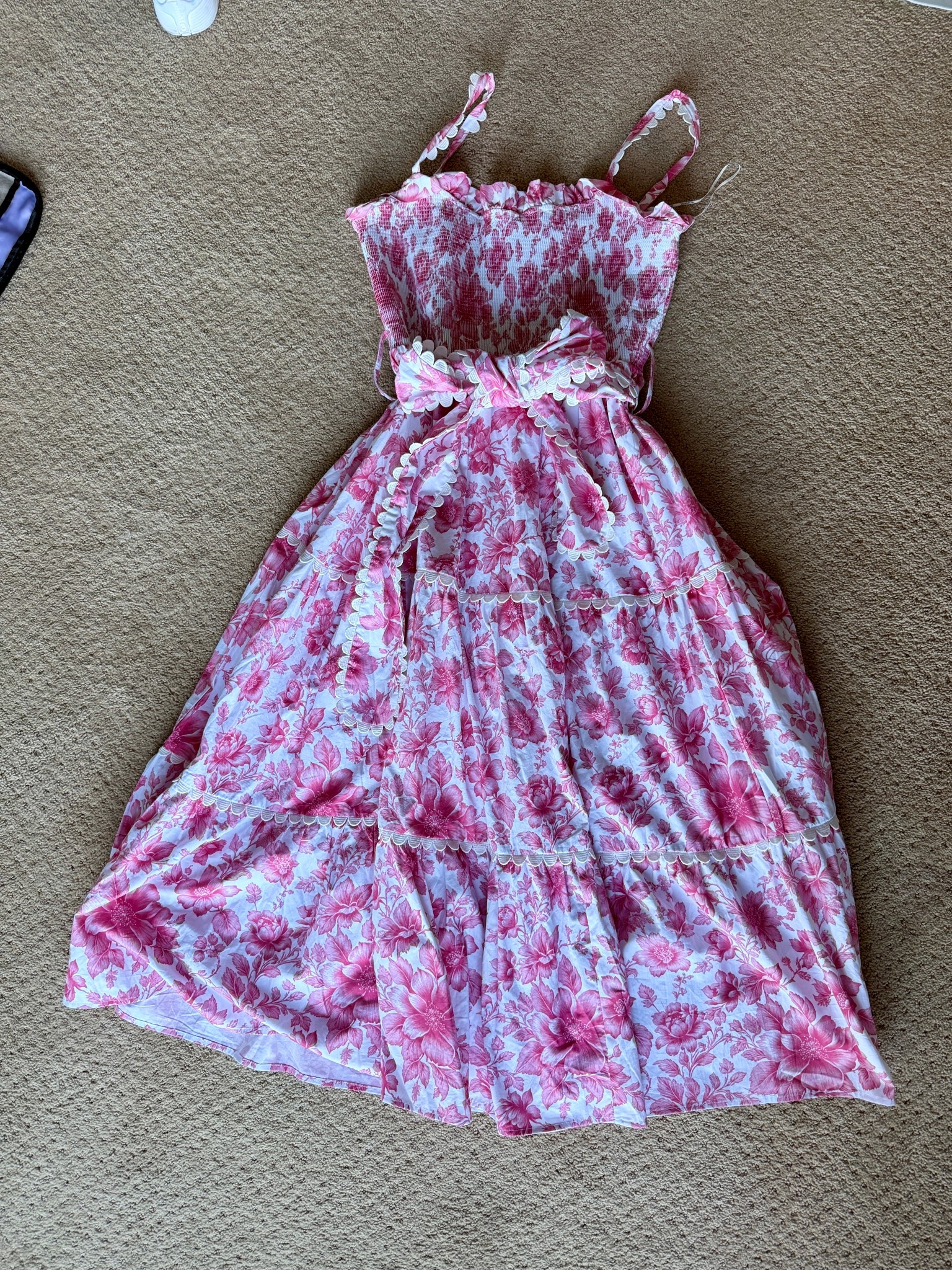 this is the dress i wore to emily’s graduation—and i really, really love it.

hayes picked it out, and honestly? he nailed it. the florals, the sweetheart neckline, the ric rac trim… it felt special and feminine and just right for such a big day.

100% cotton, fully lined, with adjustable straps and a tie waist. it’s giving garden party meets proud mama moment.

exclusive to Red Dress and worth every single twirl.

prosperina darcy dress // red dress boutique maxi // pink floral cotton dress // graduation dress // sweetheart neckline dress // vintage inspired maxi dress // red dress exclusive // tiered maxi dress // ric rac trim dress // summer event dress // mother of the graduate outfit // garden party outfit inspo // pink graduation dress // feminine floral dress


#LTKParties #LTKSummerEdit #LTKMidsize