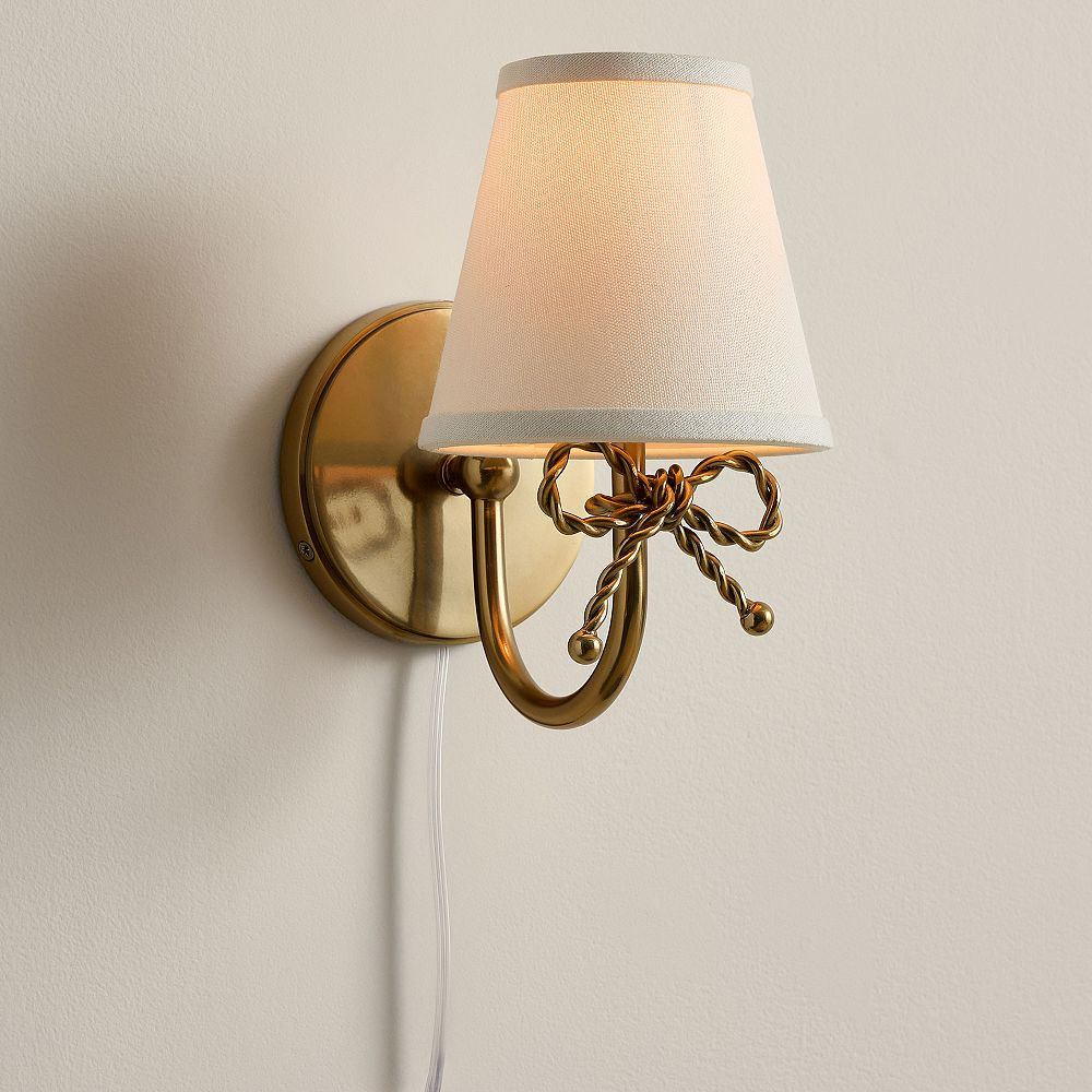Forget-Me-Knot Bow Sconce (7"x11") | Pottery Barn Teen