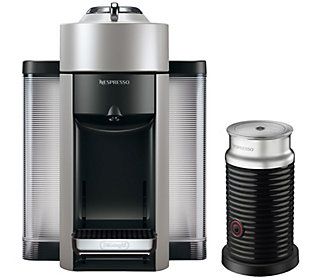 DeLonghi Nespresso Vertuo Coffee Espresso Mach ine w/ Frother | QVC