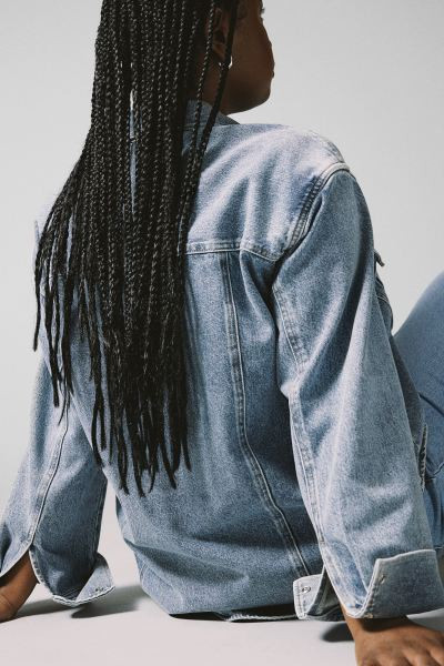 Denim Shirt - Denim blue - Ladies | H&M US | H&M (US + CA)