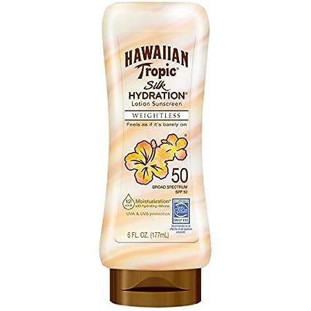 Hawaiian Tropic Sheer Touch Lotion Sunscreen, Moisturizing Broad-Spectrum Protection, SPF 50, 8 O... | Amazon (US)