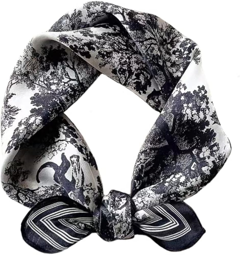 Tim & Tina Square 100% Mulberry Silk 21'' x 21'' Hair Scarf Head Sleeping Wrap Satin Head Scarf f... | Amazon (US)