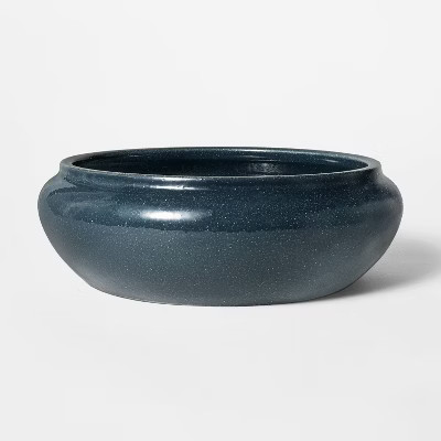 12.25" Ceramic Bowl Blue - Threshold™ designed with Studio McGee | Target