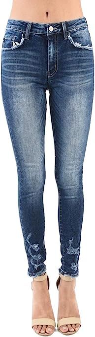 KanCan Chelsea-Lala Mid Rise Skinny Jeans | Amazon (US)
