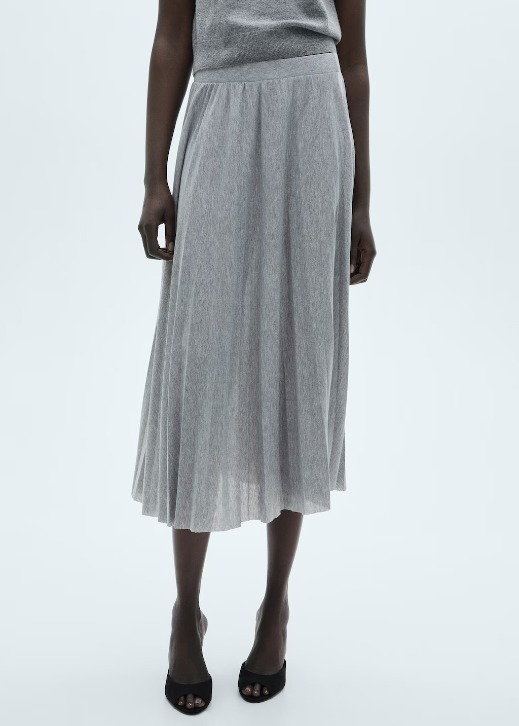 Pleated long skirt | Mango (US/MX/AU)