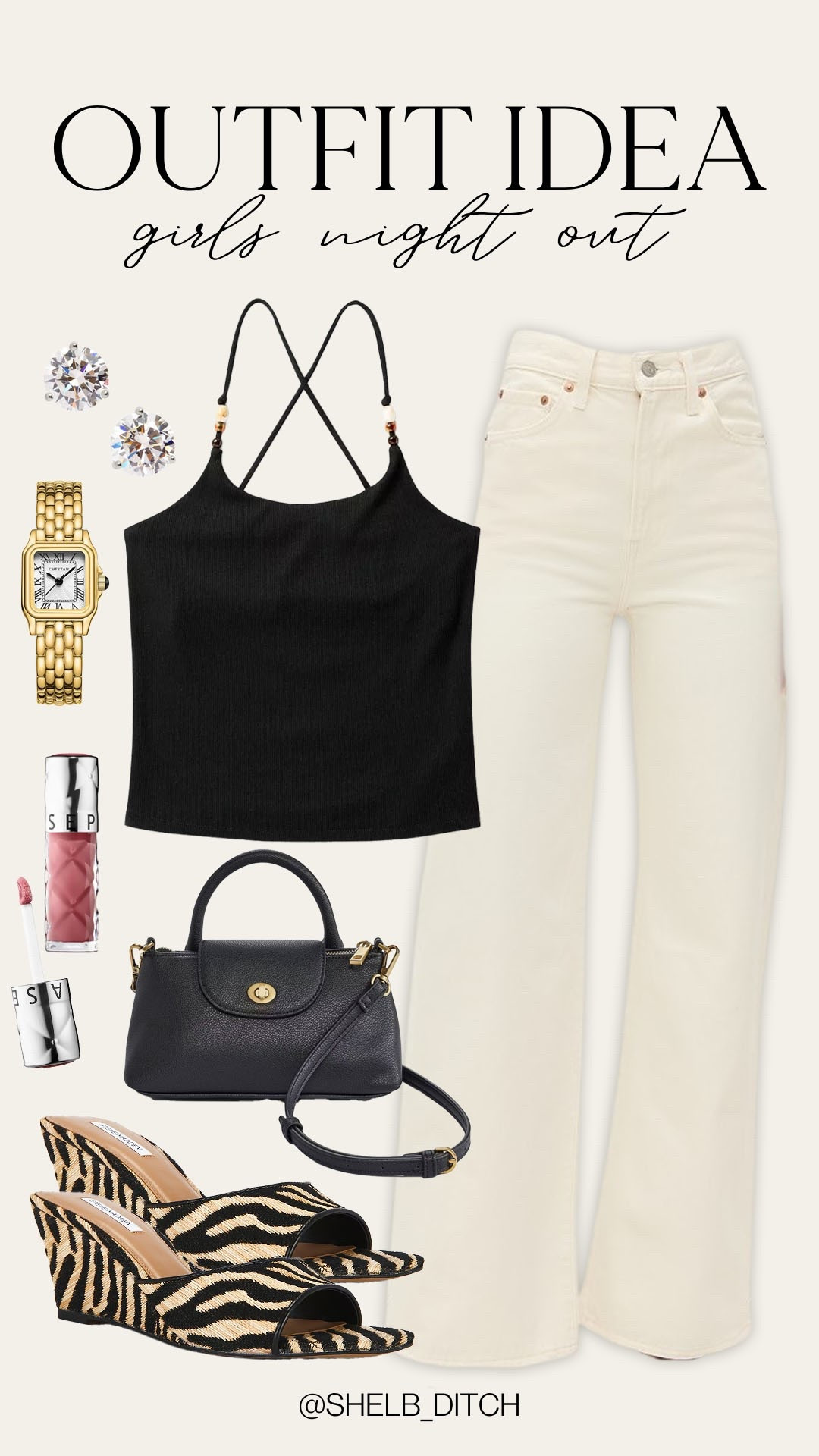 Girls night out look. Date night outfit. Levi’s white jeans. Trendy night out outfit. NSALE. Target top handle crossbody bag.

#LTKSeasonal #LTKSaleAlert #LTKootd