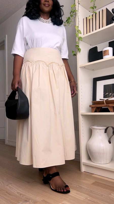 Maxi skirt outfit 

#LTKSeasonal #LTKplussize #LTKVideo