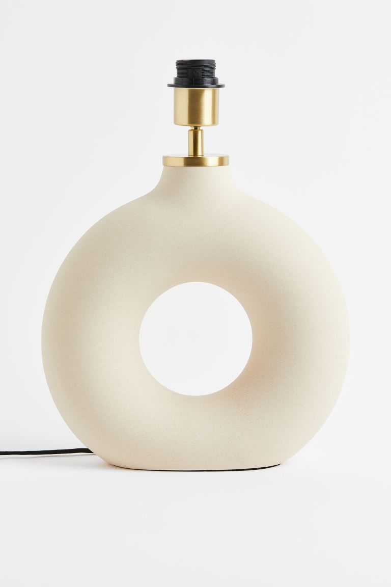 Ring-shaped ceramic lamp base | H&M (US + CA)