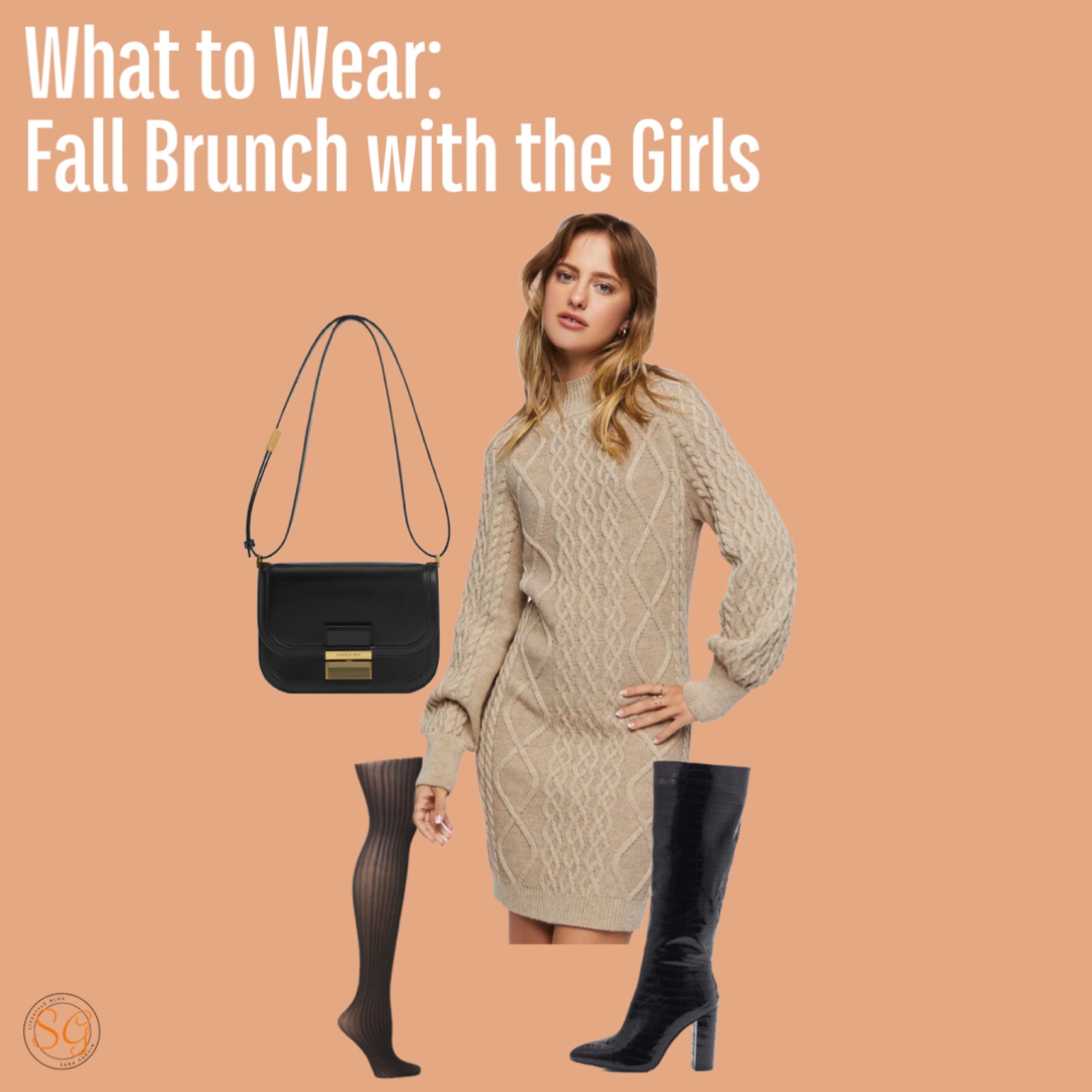 Perfect brunch outfit for fall or winter. Pair a knit sweater dress with boots and you’re golden! 

#LTKSeasonal #LTKworkwear #LTKstyletip