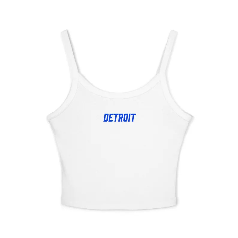Detroit Football Women's Spaghetti Strap Tank Top | Game Day Top, Lightweight Sleeveless Shirt,ta... | Etsy (US)