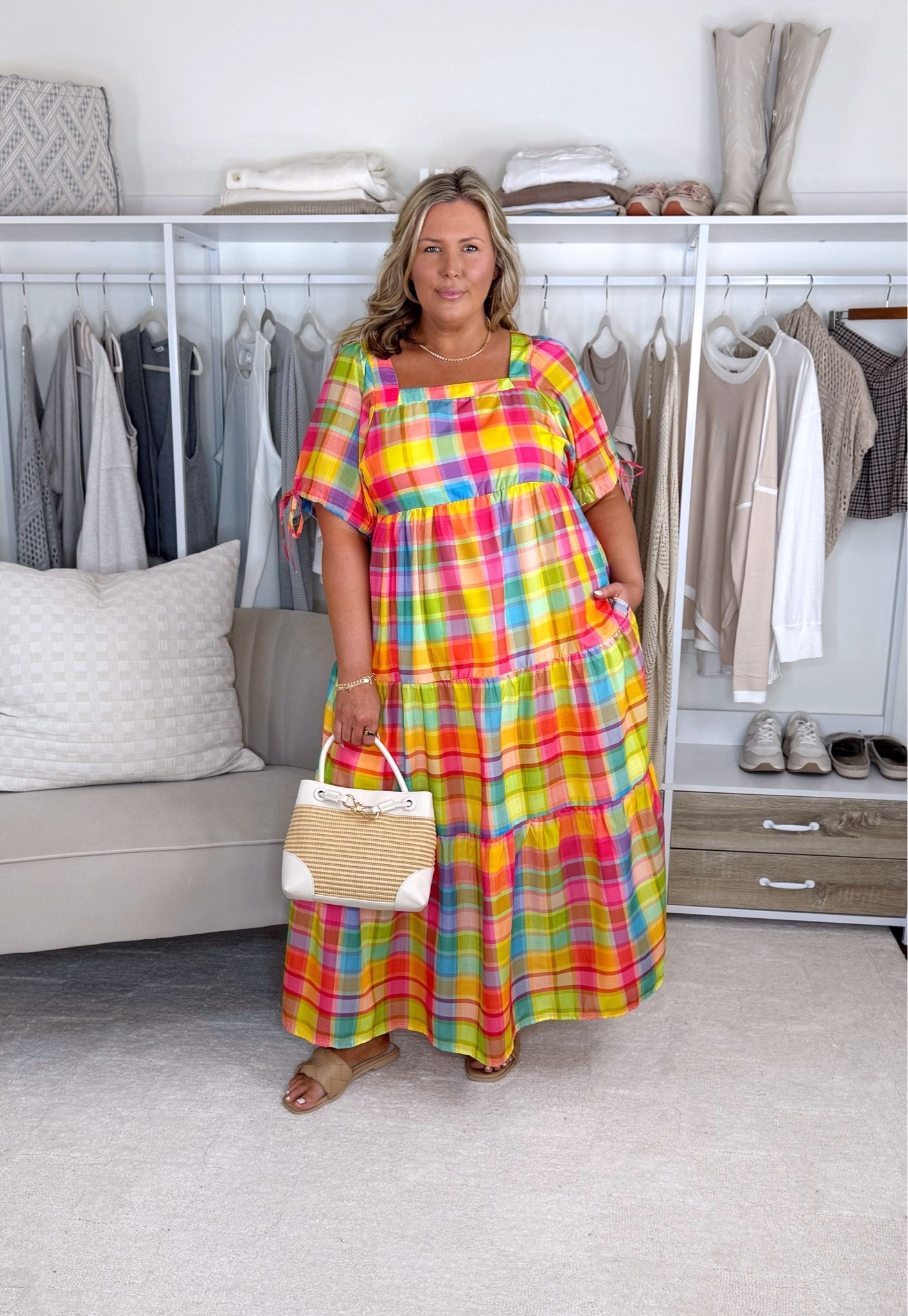 Avara haul!! Wearing an 3X in everything! Probably could have done a 2X in the green maxi dress. The third mini dress is a little tight. The blue mini dress underlining is a little tight. Plus size, outfit inspo, summer fashion, mom life, apron belly

#LTKSeasonal #LTKPlusSize #LTKMidsize