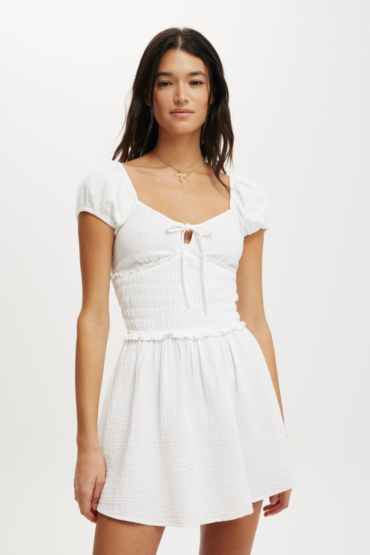 Charlie Open Back Mini Sundress | Cotton On (US)