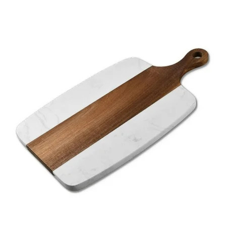 SIEYIO Acacia Wood Marble Cutting Board Marble Cheese Board Stone Cutting Board for Serving Marble Cutting Boards for Kitchen | Walmart (US)