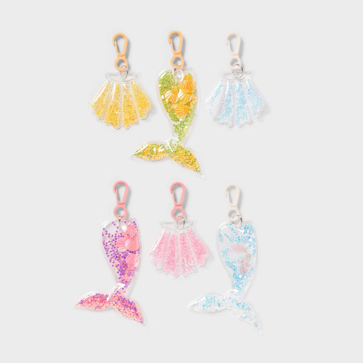 6ct Mermaid Keychains Party Favor - Spritz™ | Target