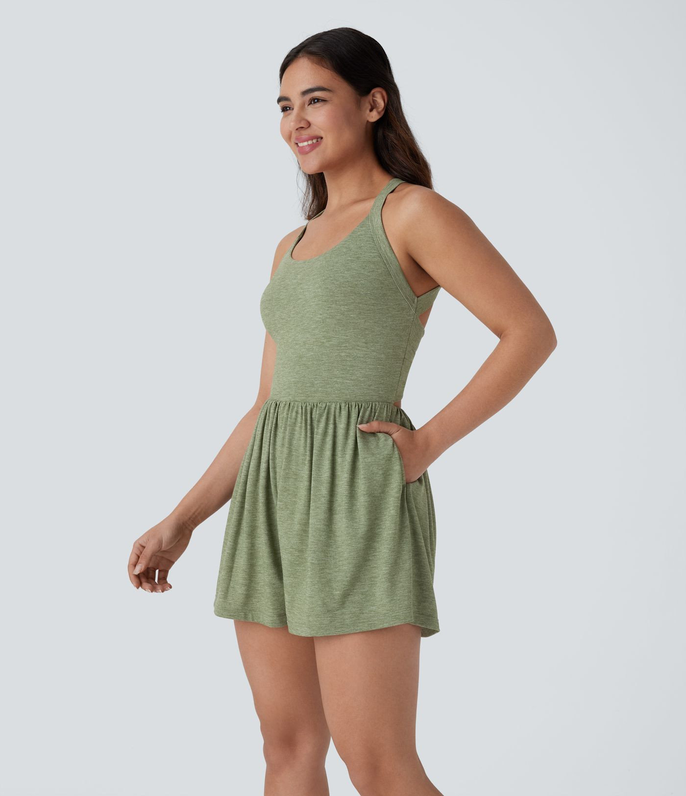 Pocket 2-in-1 Romper-Easy Peezy Edition | HALARA