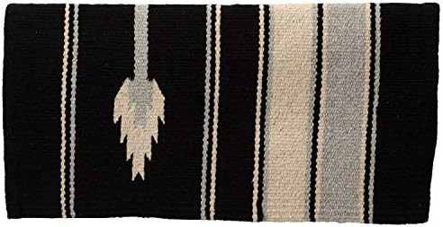 Double Weave Grade A Acrylic Blanket, Arrow - Black/Cream/Gray, 32" x 32" | Amazon (US)