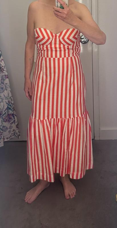 Stripe Bustier Midi Dress - Exclusive | Bloomingdale's (US)