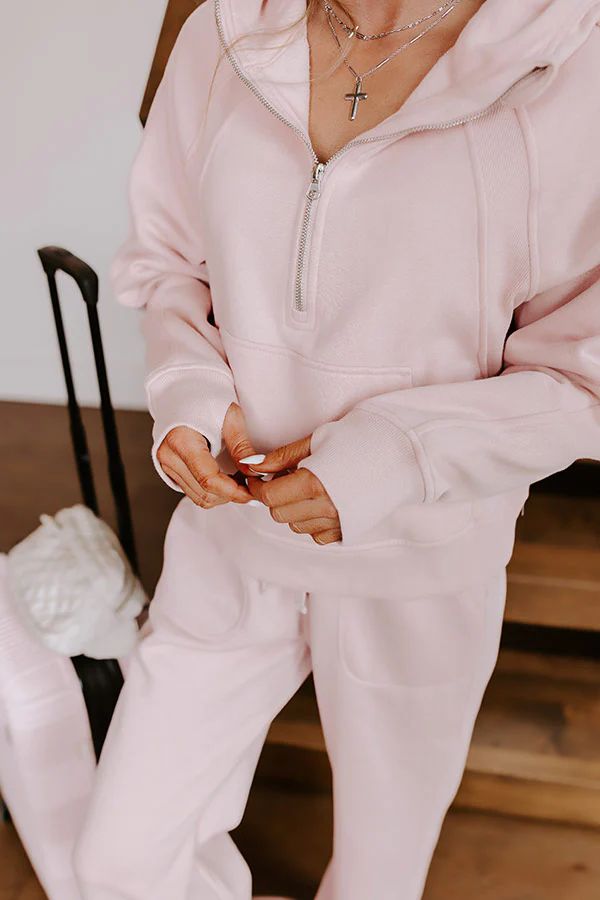 Coffee Run Cutie Pullover in Pink | Impressions Online Boutique