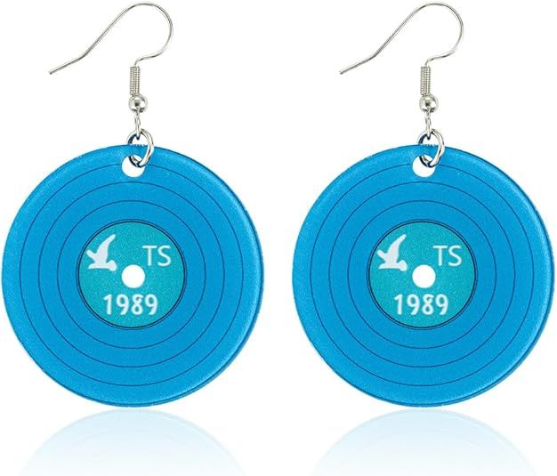 1989 Earrings Dangle Acrylic Midnigh Lover Earrings TS Album Inspired Earrings Taylor Merch Jewel... | Amazon (US)