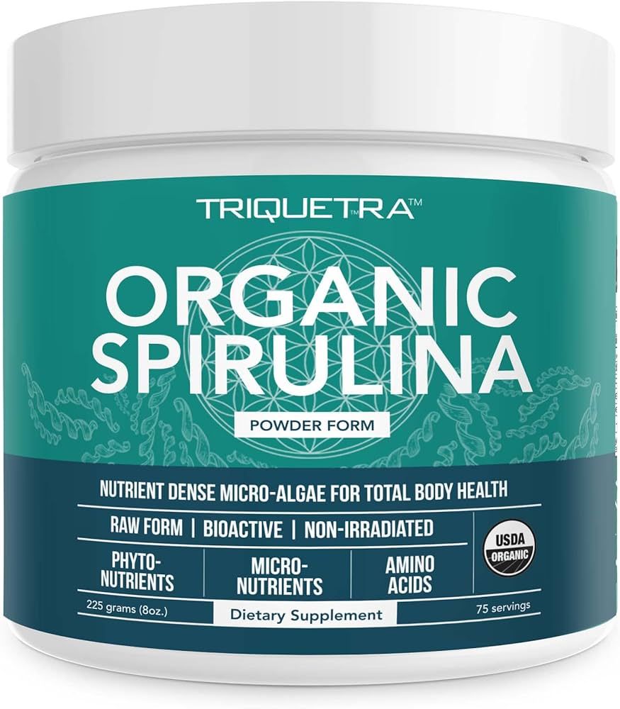 Organic Spirulina Powder - Made with Parry® Spirulina. The Best Spirulina in The World, Highest ... | Amazon (US)