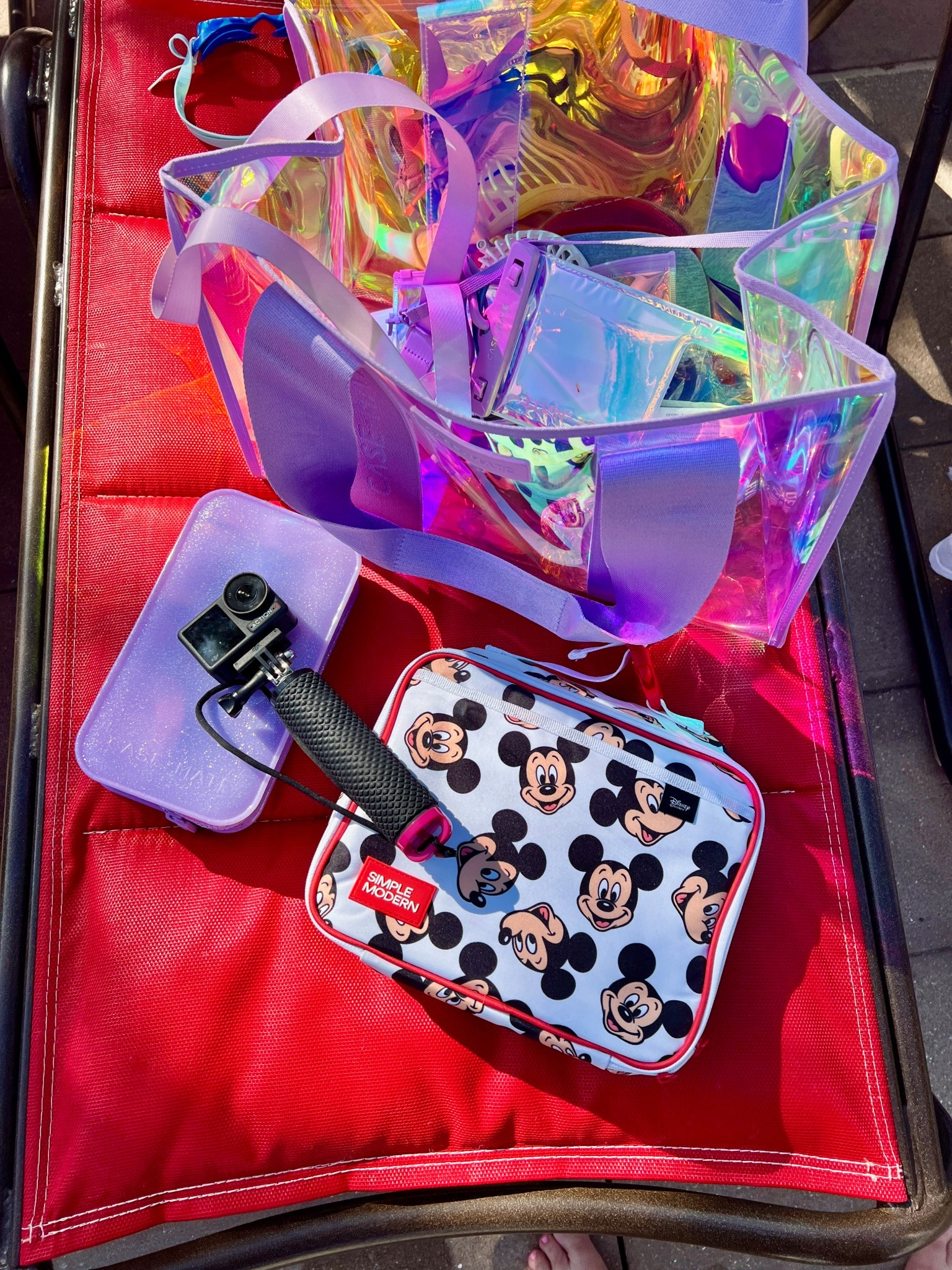 Pool essentials for a Disney Trip. Love this large insulated Mickey Mouse lunch box for Disney World trips. It can clip onto the stroller or be put underneath. Disney World pool day. Disney ootd. Disney Spring break.

#LTKdayinmylife #LTKTravel #LTKKids