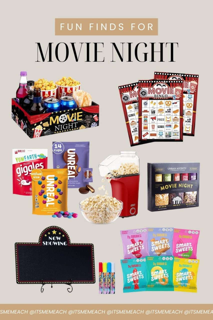 Movie night just got a major upgrade! These fun Amazon finds make staying in feel extra special, from popcorn makers and candy favorites to movie night games the whole family can enjoy. Perfect for cozy weekends, family nights, or hosting friends. Saving this one for our next at-home movie night! 

 #LTKHome #LTKFindsUnder50 #LTKKids