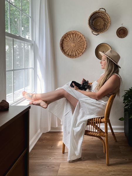 This boho white dress is originally from Magnolia Boutique but I don’t see it on their website anymore. 

Boho dress, Boho bedroom, Photographer outfit, Camera, Maxi dress, Summer, Suede hat, Rattan chair, Boho chair, Anthropologie, Photography essentials, Photography gear

#LTKunder100 #LTKcurves #LTKFind
