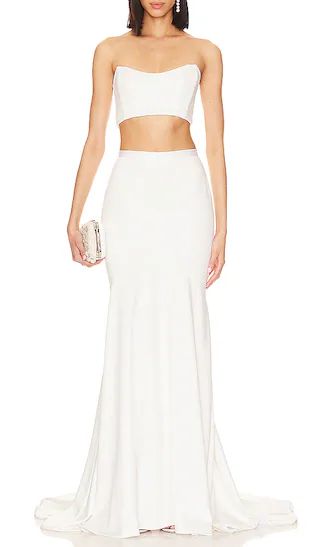 X Noel And Jean Mimi Skirt in Off White Maxi Skirt Outfit White Maxi Skirt Set Skirt And Top Set | Revolve Clothing (Global)