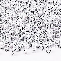 Augshy 1400pcs Square Acrylic Alphabet Beads Bracelet A-Z Cube Letters Beads for Bracelets Neckla... | Amazon (US)