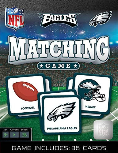 MasterPieces Sports Games - Philadelphia Eagles NFL Matching Game - Game for Kids and Family - Laugh and Learn | Amazon (US)