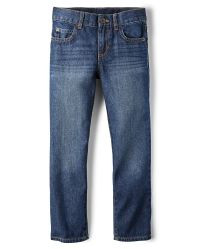 Boys Basic Straight Jeans | The Children's Place