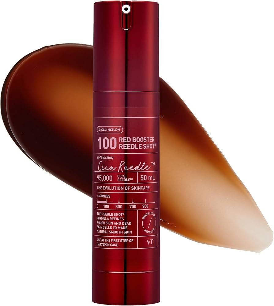 VT COSMETICS Red Booster Reedle Shot 100, Microneedling Serum with Dragon’s Blood, Exosome, Soo... | Amazon (US)