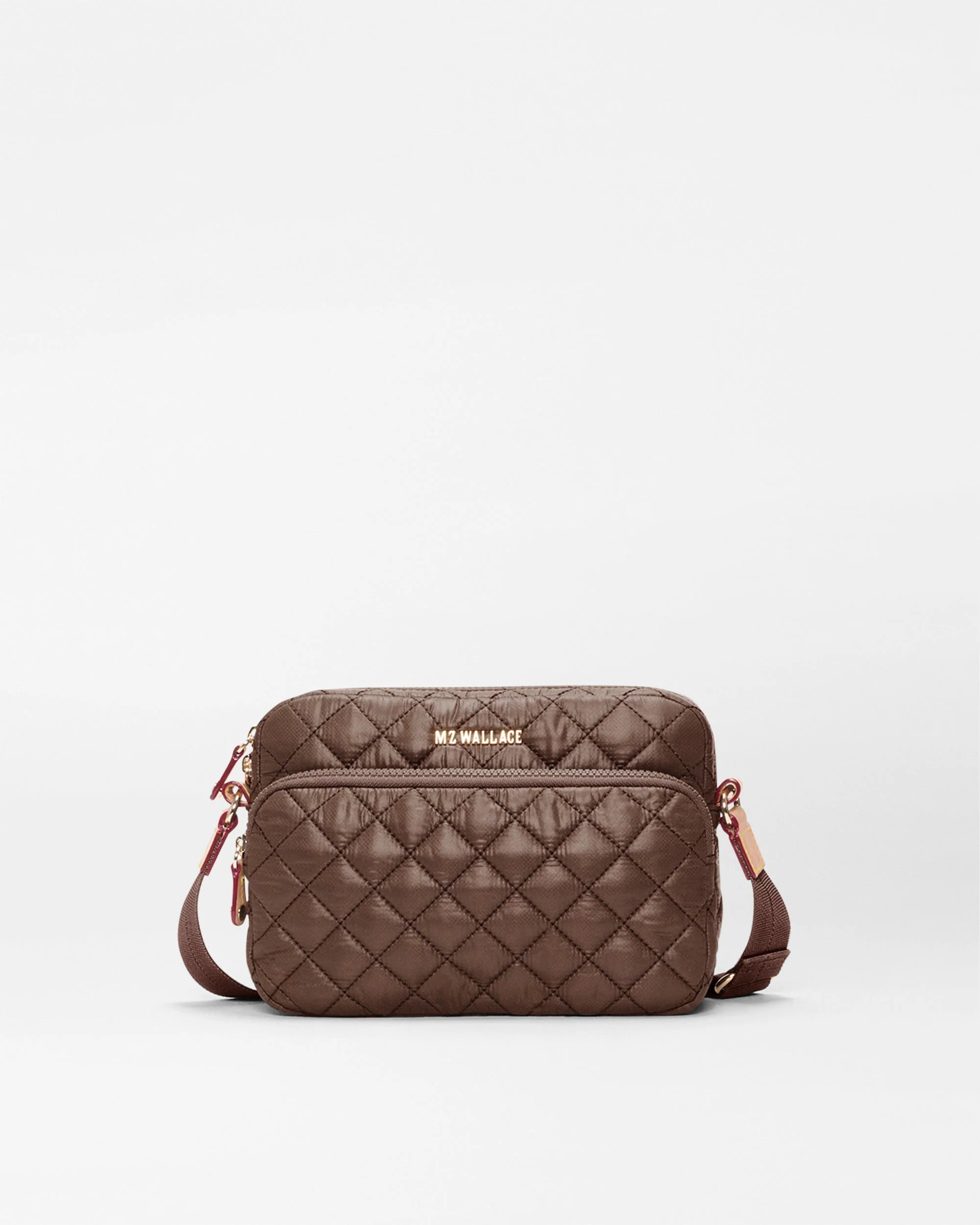 MZ Wallace Walnut Small Metro Camera Crossbody Bag – Crossbody | MZ Wallace | MZ Wallace