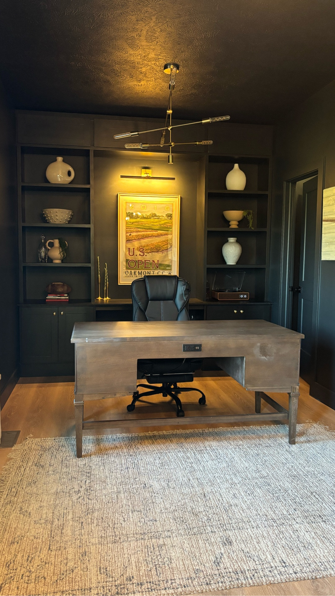 Remember when we built these office built ins?  We have been looking for a comfortable office chair to complete the space and finally found it.  It is from @phivillaus. It reclines!  The seat is roomy and so comfortable.  I had to share.  Comment SHOP for a link and have a great day!  As always, it’s a good deal!

#homedecorating #officedesign #homeoffice #studiomcgee #whitehouse #potterybarn #builtins #accentchair