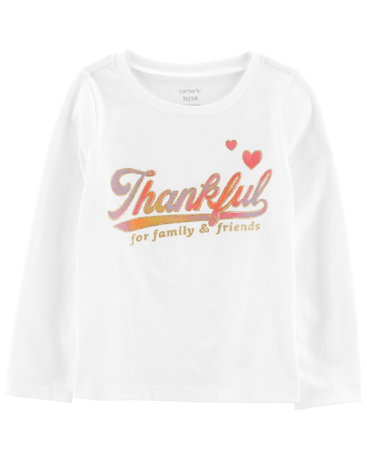 Ivory Toddler Thanksgiving Graphic Tee | carters.com | Carter's